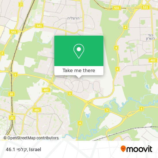 קלפי 46.1 map