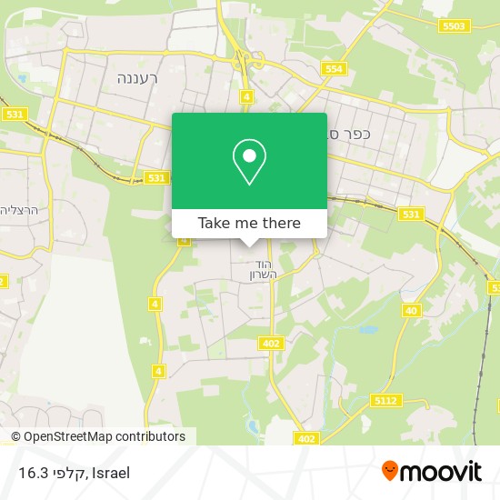 קלפי 16.3 map