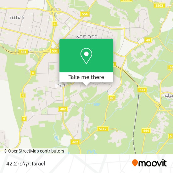 קלפי 42.2 map