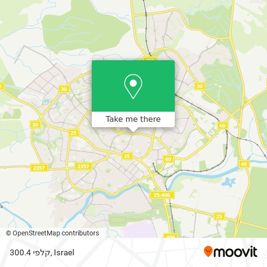 קלפי 300.4 map