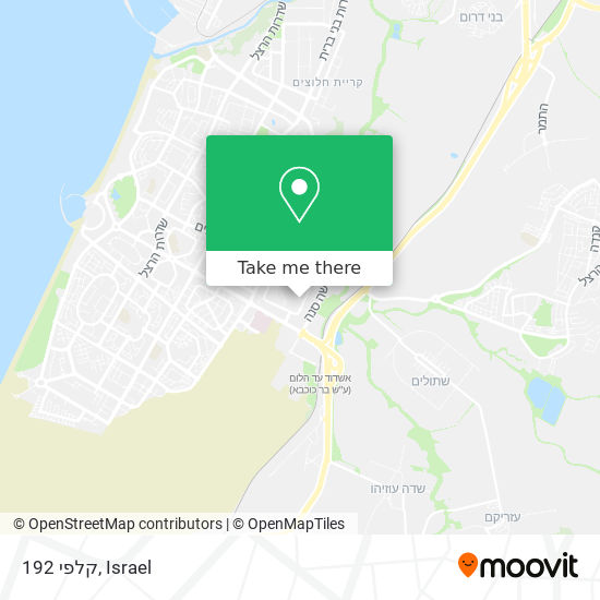 קלפי 192 map