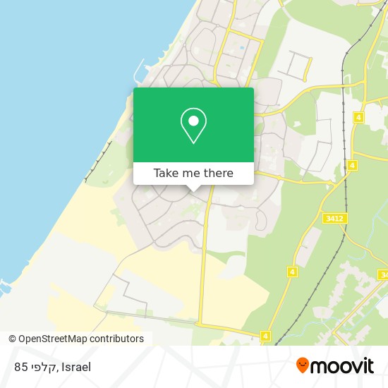 קלפי 85 map