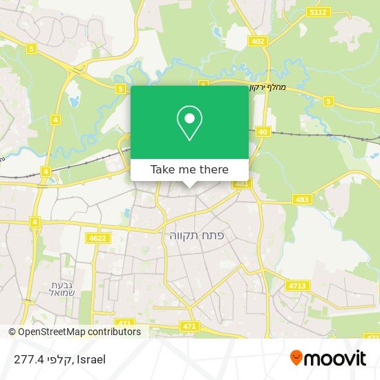 קלפי 277.4 map