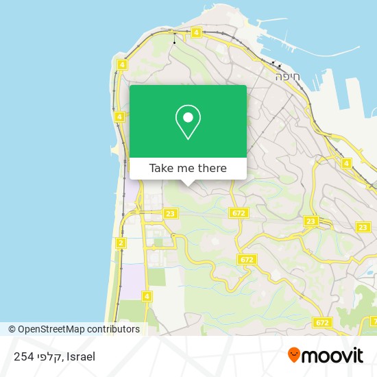 קלפי 254 map