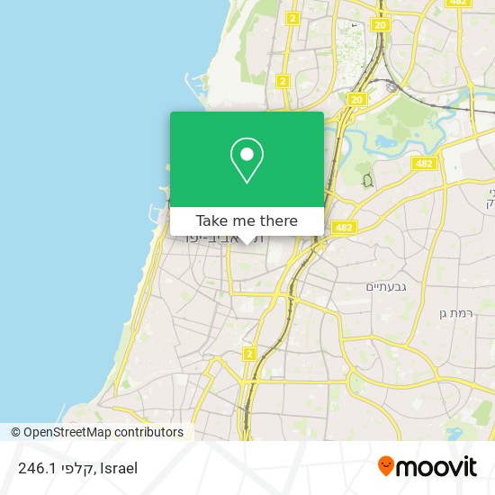 קלפי 246.1 map