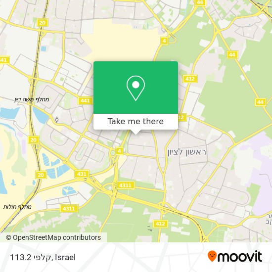 קלפי 113.2 map