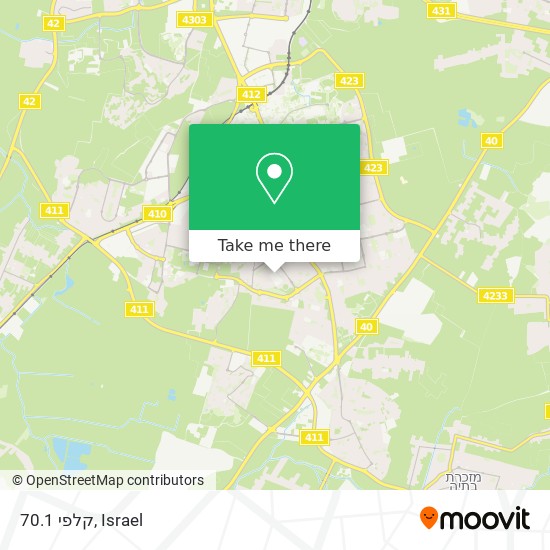 קלפי 70.1 map