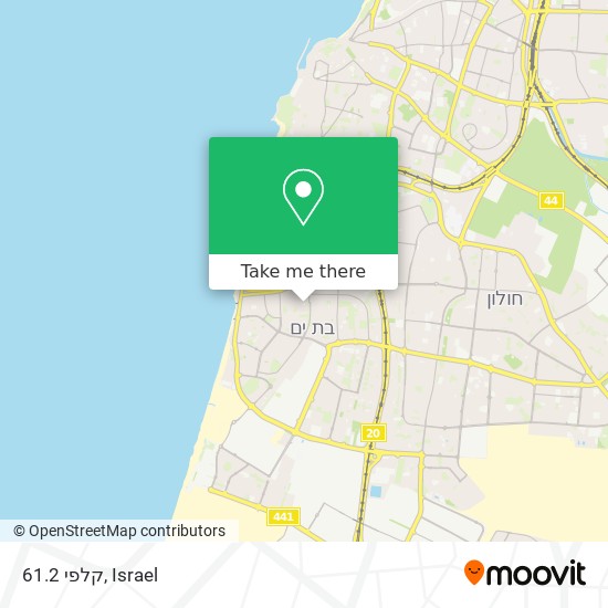 קלפי 61.2 map