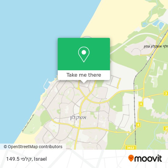 קלפי 149.5 map