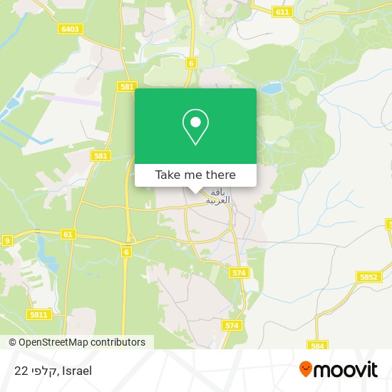 קלפי 22 map