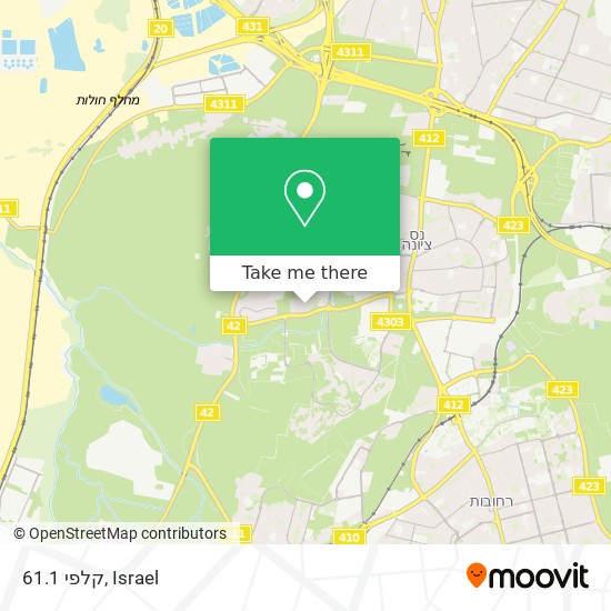 קלפי 61.1 map