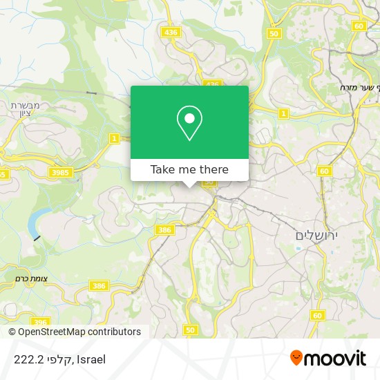 קלפי 222.2 map