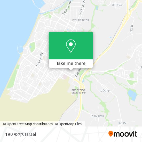 קלפי 190 map