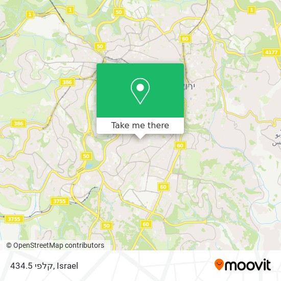 קלפי 434.5 map