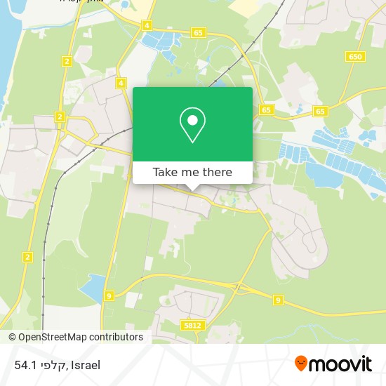 קלפי 54.1 map