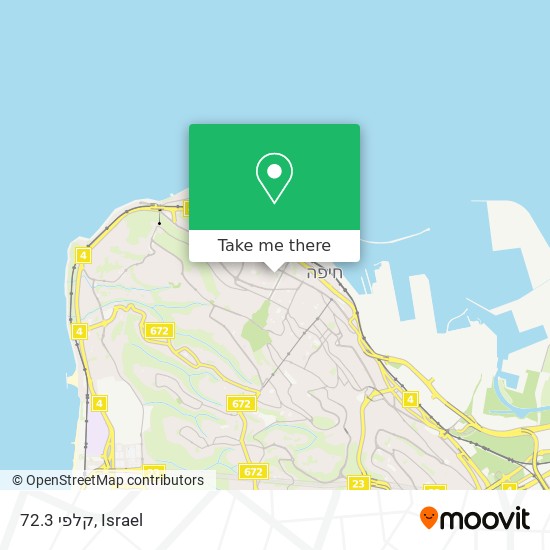 קלפי 72.3 map