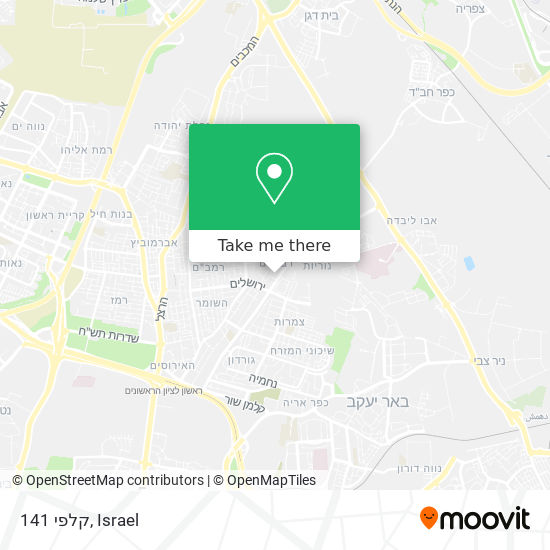 קלפי 141 map