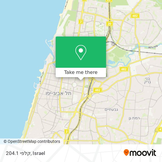 קלפי 204.1 map