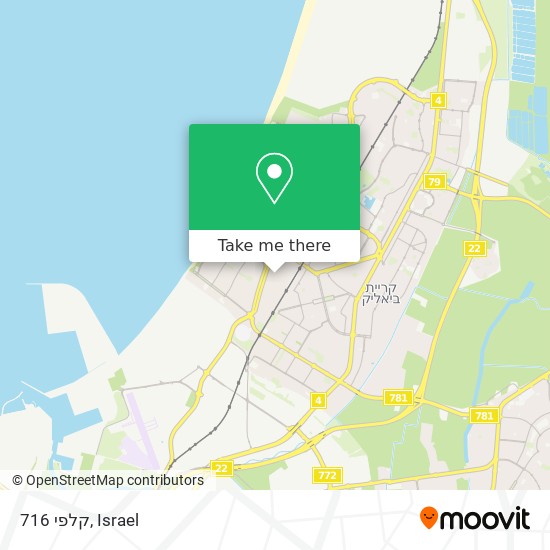 קלפי 716 map