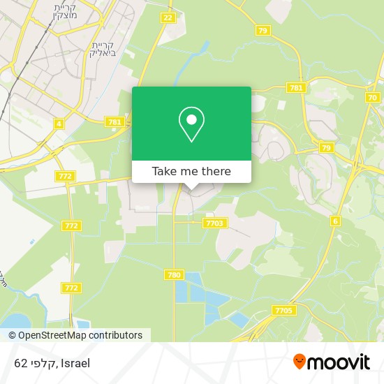 קלפי 62 map