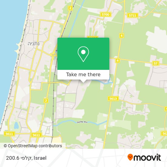 קלפי 200.6 map