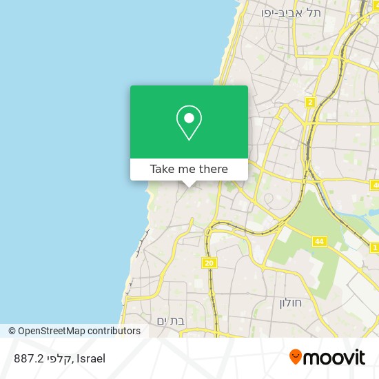 קלפי 887.2 map