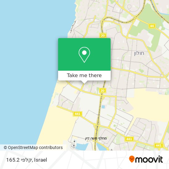 קלפי 165.2 map