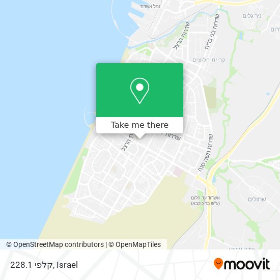 קלפי 228.1 map