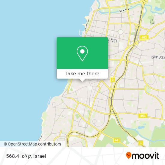 קלפי 568.4 map