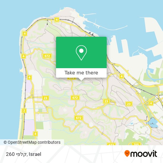 קלפי 260 map