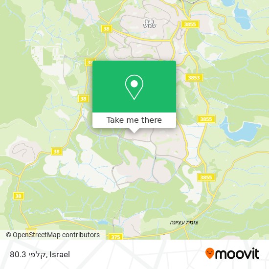 קלפי 80.3 map