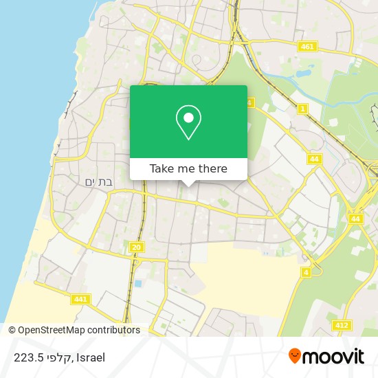 קלפי 223.5 map