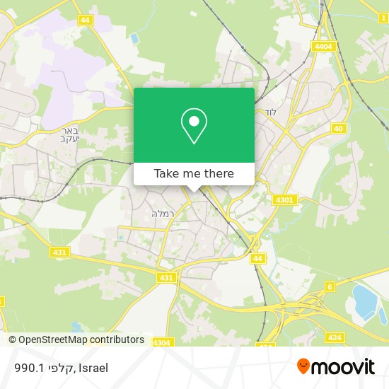 קלפי 990.1 map