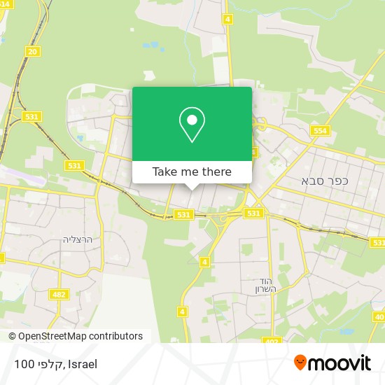 קלפי 100 map