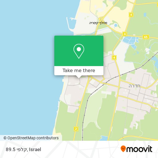 קלפי 89.5 map