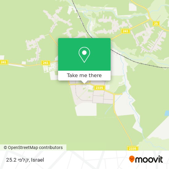 קלפי 25.2 map