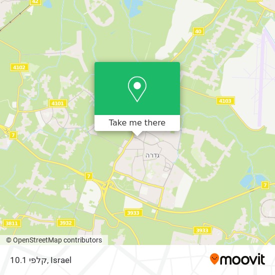 קלפי 10.1 map