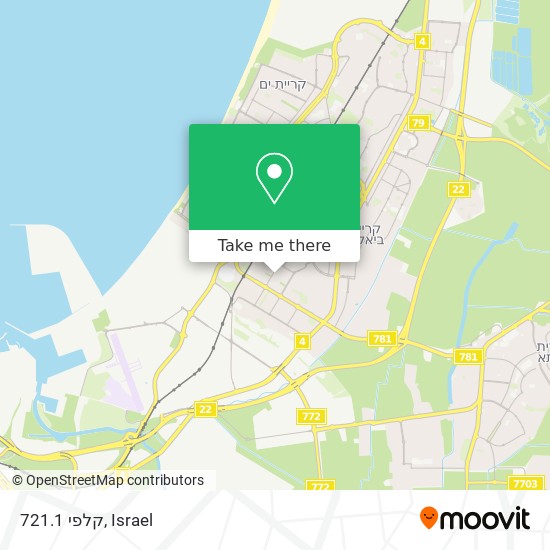 קלפי 721.1 map