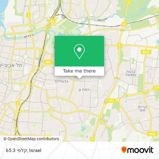 קלפי 65.3 map