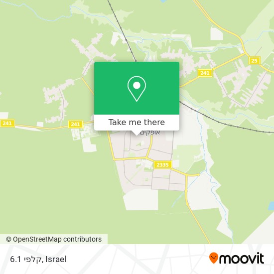 קלפי 6.1 map