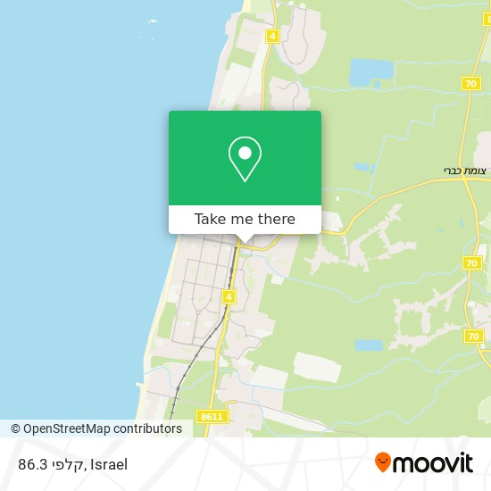 קלפי 86.3 map