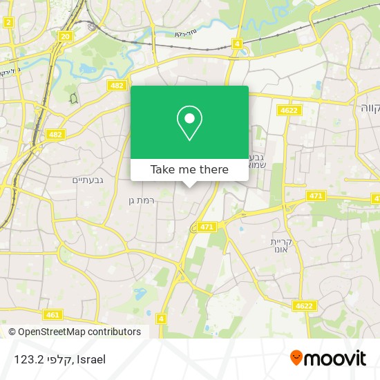 קלפי 123.2 map