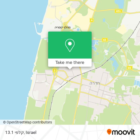 קלפי 13.1 map