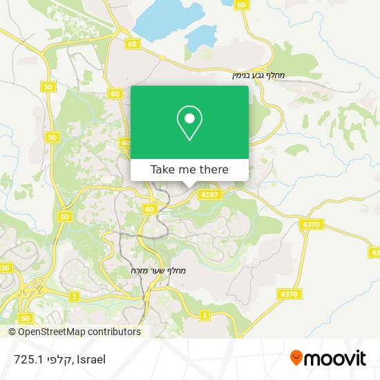 קלפי 725.1 map