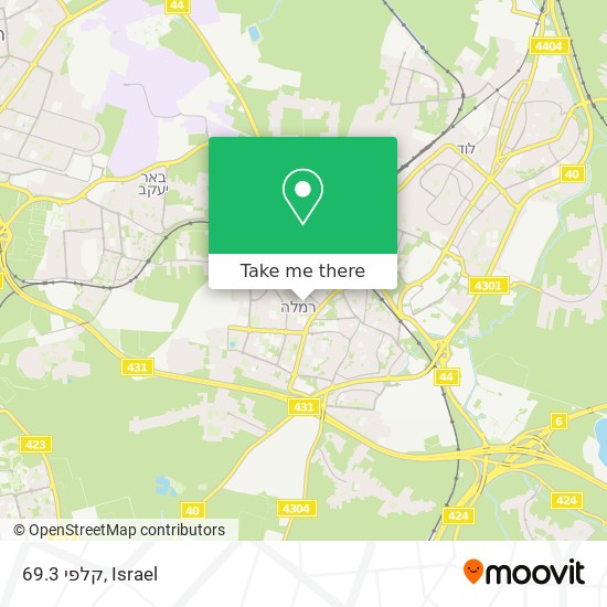 קלפי 69.3 map