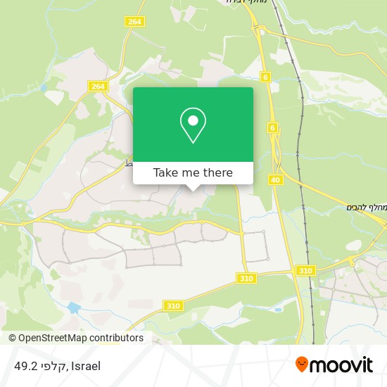 קלפי 49.2 map