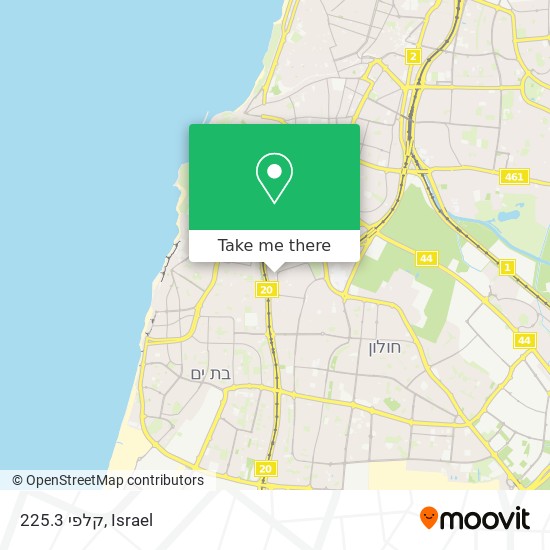 קלפי 225.3 map