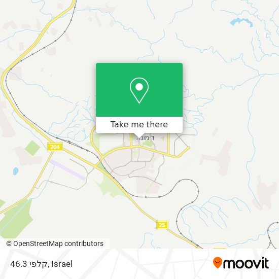 קלפי 46.3 map