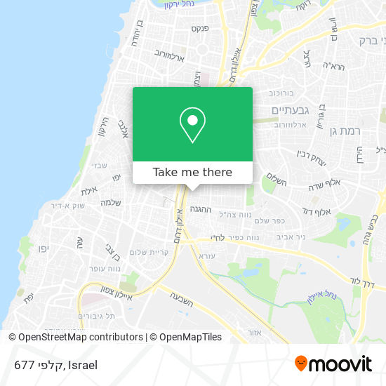 קלפי 677 map