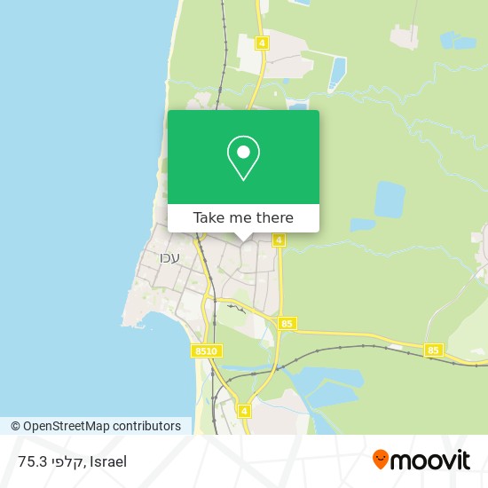 קלפי 75.3 map